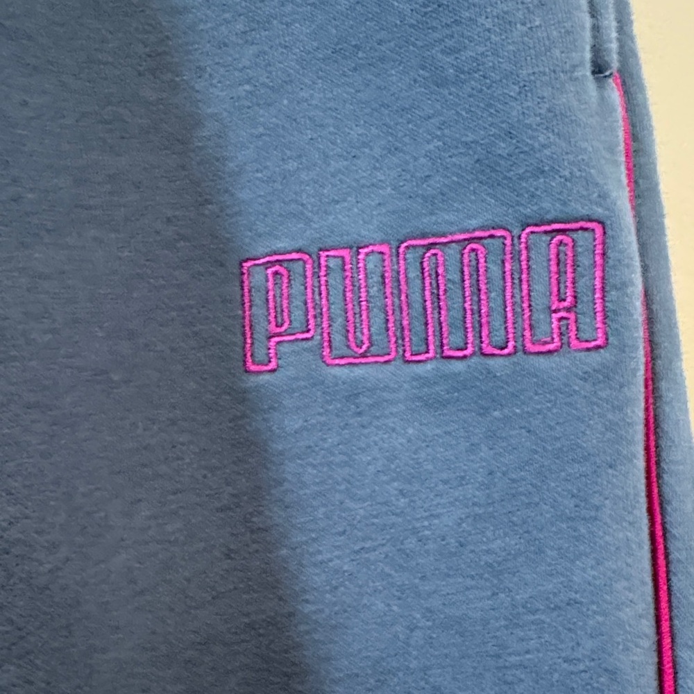 Puma Women's Blue Jogger Set with Pink Highlights size xxl - Picture 3 of 5
